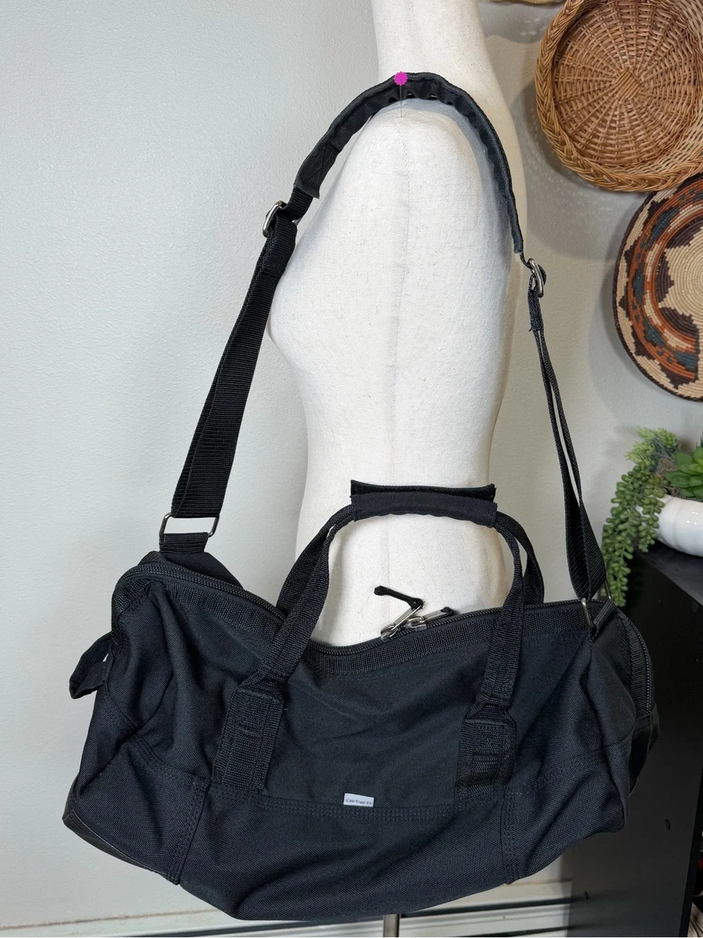 Carhartt Black Duffel Bag